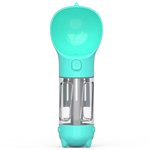 Pet Water Bottle Feeder Bowl Garbage Bag Storage Portable Pet Outdoor Travel 3 In 1 Dog Water Bottle