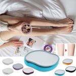 Crystal Physical Hair Eraser Painless Safe Epilator Easy Cleaning Reusable Body Beauty Depilation Tool Glass Crystal Hair Removal