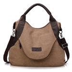 Handheld Minimalist Retro Shoulder Crossbody Vintage Canvas Bag