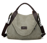 Handheld Minimalist Retro Shoulder Crossbody Vintage Canvas Bag