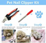 Dog Nail Clippers Nail Trimmer With Safety Guard Razor Sharp Blades Pet Grooming