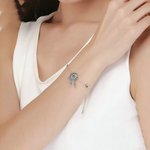 Dreamcatcher series s925 sterling silver bracelet