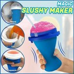 Quick-frozen Slushy Cup Smoothie Cup Ice Cream Maker Kitchen Durable Squeeze Quick Cooling Cup Milkshake Bottle