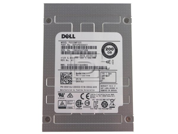 Dell PX02SMF020 SAS 200GB SSD