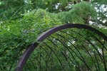 Metal Garden Arch with Planters