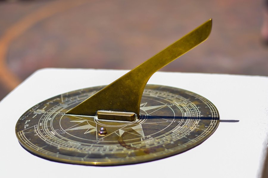 Cast Iron Garden Sundial