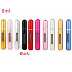 Mini Portable Refillable 8ml 5ml Perfume Aluminum Atomizer Spray Cosmetic Bottle