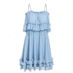 Ruffled cake skirt